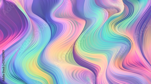 abstract rainbow background. Rainbow gradient. Generative AI