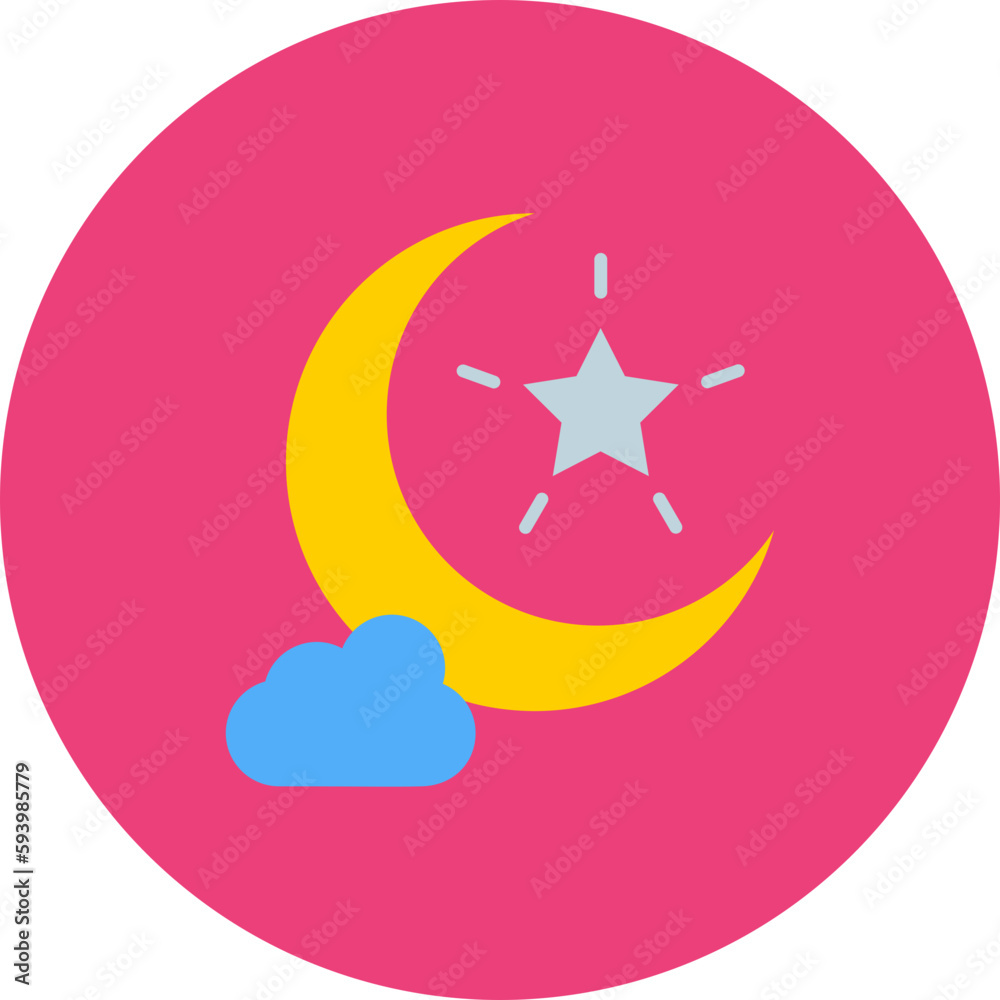 Crescent Moon Icon Crescent Moon Icon