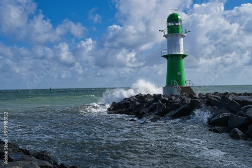 lighthouse warnemuende