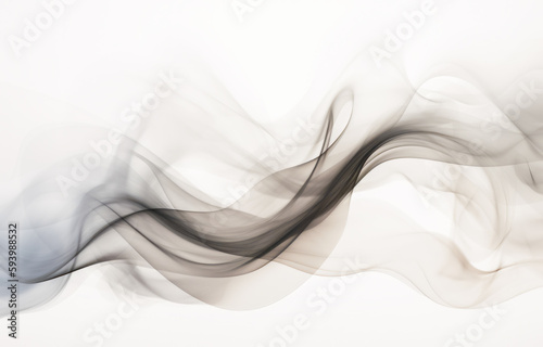 A beautiful smoke whirling pattern background, Generative AI