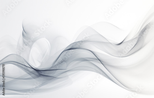 A beautiful smoke whirling pattern background, Generative AI