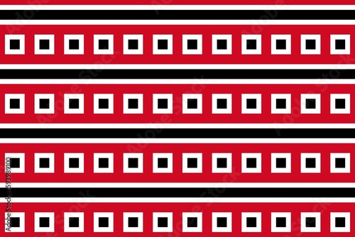 Geometric pattern in the colors of the national flag of Yemen. The colors of Yemen.