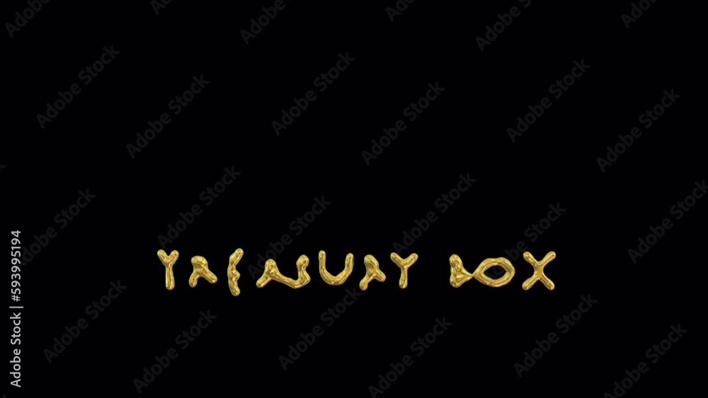 Animated melted golden word Treasury box reverting to solid three dimensional text. Transparent background. Animated melted golden word Treasury box reverting to solid three dimensional text. Transparent background.