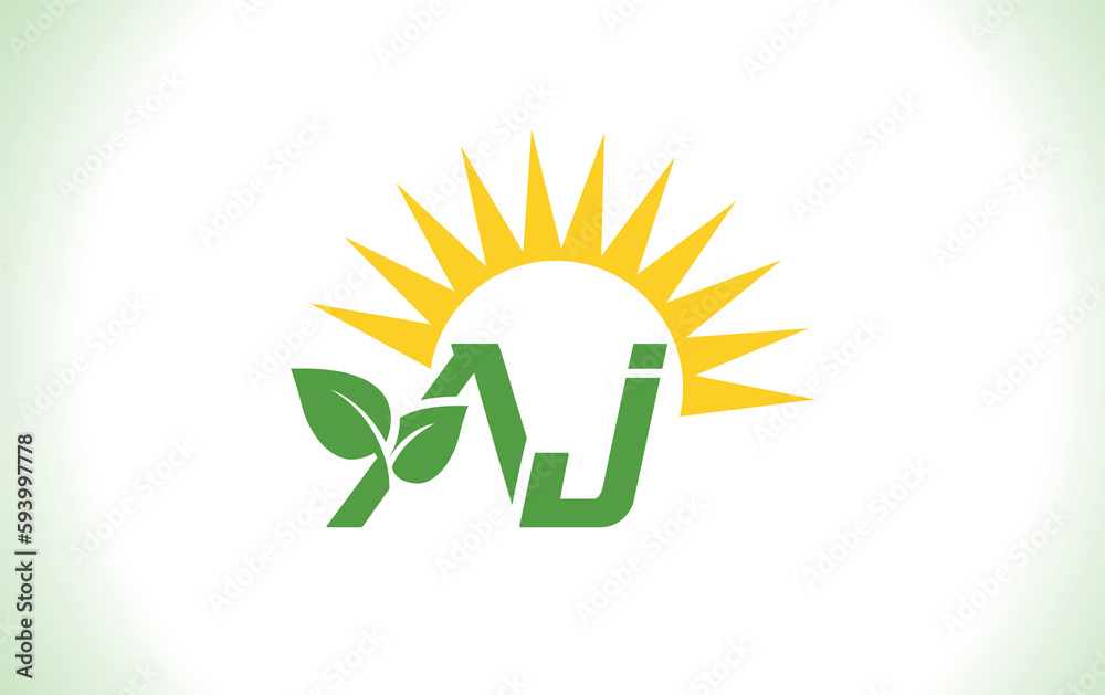 Green healthy leaf logo and Solar panel icon and Solar Energy symbol design and eco sun logo design Green healthy leaf logo and Solar panel icon and Solar Energy symbol design and eco sun logo design