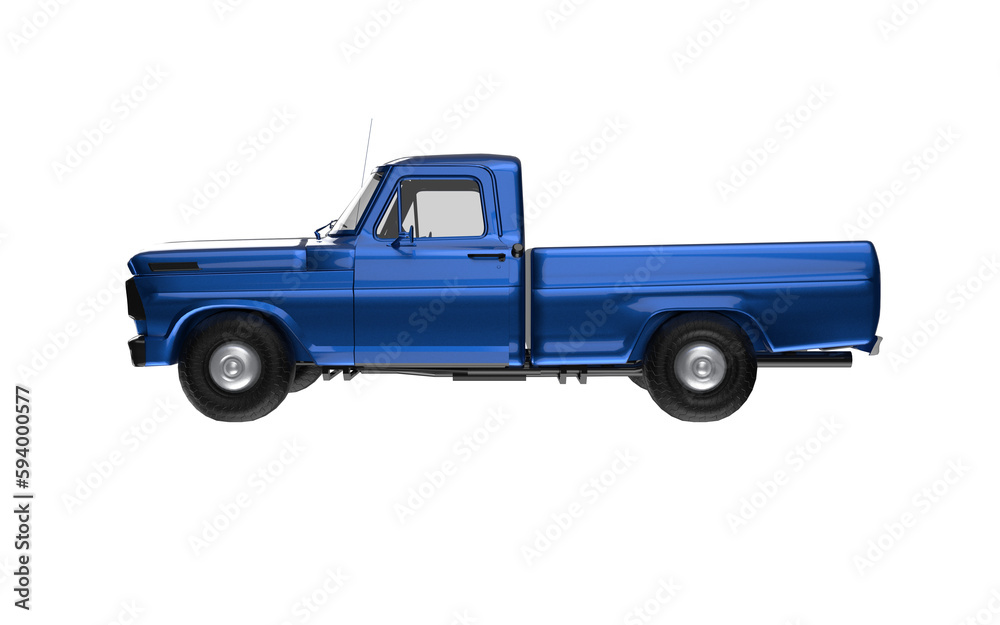 Blue truck | Classic pickup trucks, Pickup car