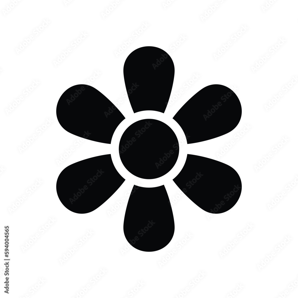 Flower icon vector on trendy design Flower icon vector on trendy design