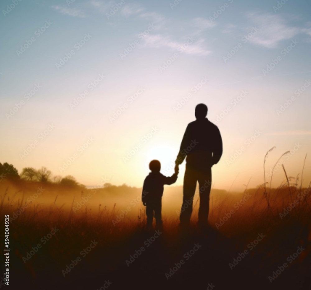 parent and silhouette
