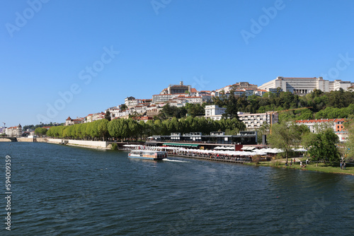 Panorama der Universitätsstadt Coimbra, Portugal