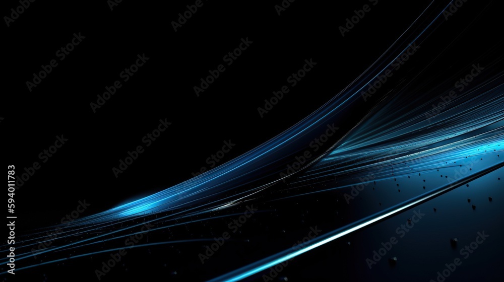 abstract blue background with lines Generative AI abstract blue background with lines Generative AI