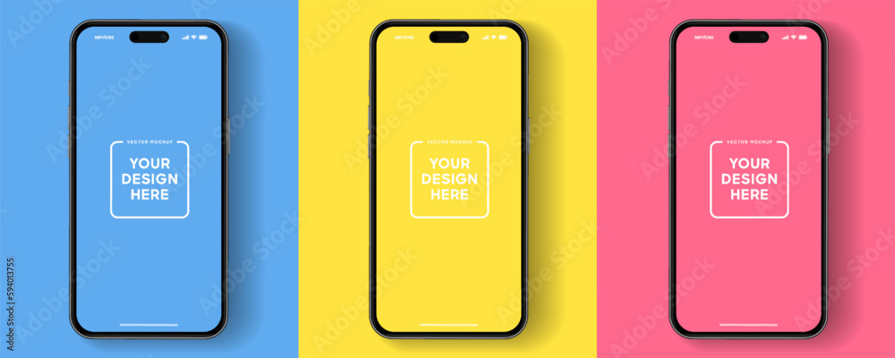 3D realistic high quality smartphone mockup with isolated background. Smart phone mockup collection. Device front view. 3D mobile phone with shadow on white background. 3D realistic high quality smartphone mockup with isolated background. Smart phone mockup collection. Device front view. 3D mobile phone with shadow on white background.