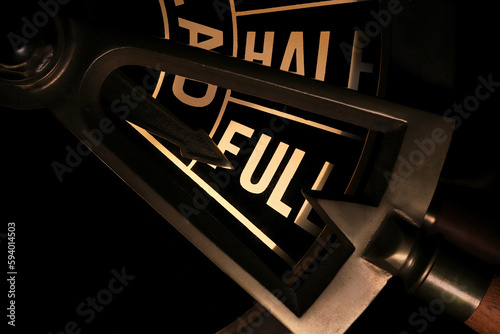 engine order telegraph in full ahead position photo