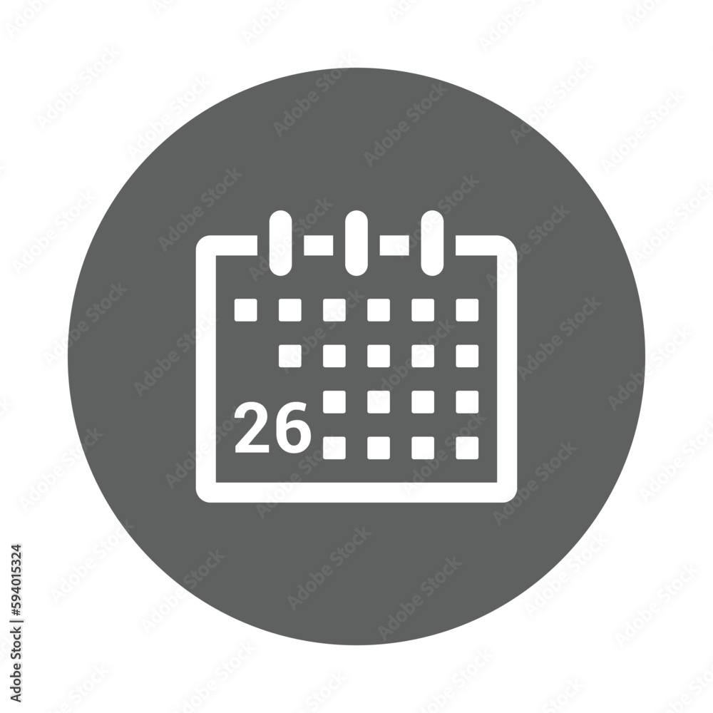 Calendar, day, event icon. Gray vector graphics. Calendar, day, event icon. Gray vector graphics.