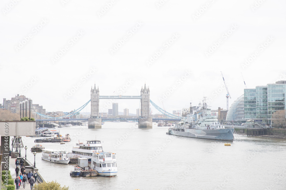 The old Tower Bridge in London