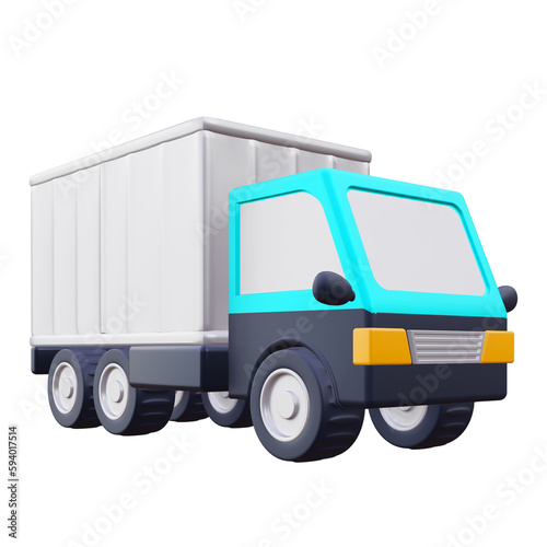 container truck car