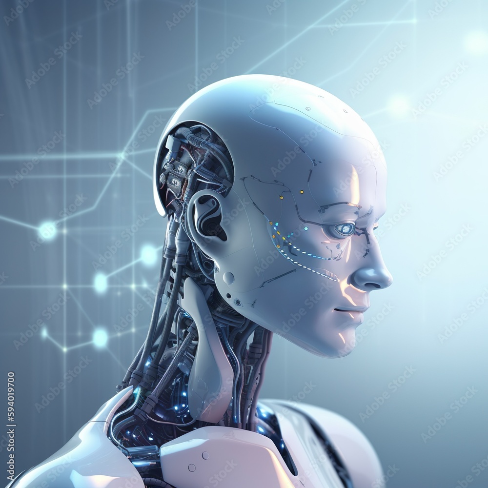 futuristische Ki, cyber security, Generative AI futuristische Ki, cyber security, Generative AI