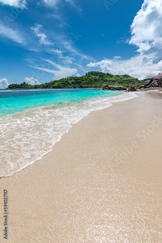 Beautiful beach at Seychelles - Mah   Island.