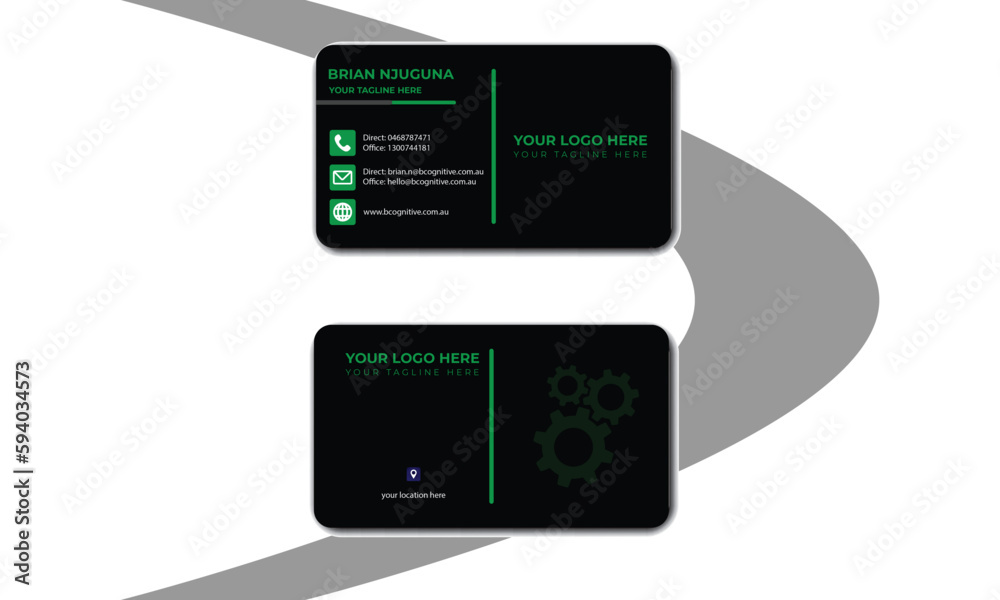 simple & creative business card design. modern templet design. simple & creative business card design. modern templet design.