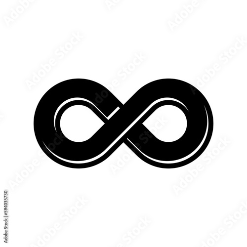 infinity symbol vector logo template