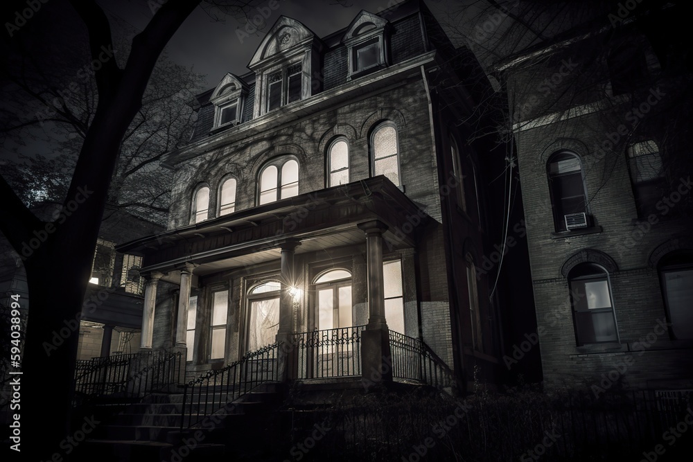 Go on a ghost tour or haunted house experience., generative artificial intelligence