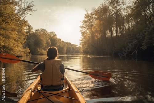 Go on a kayaking or canoeing adventure. , generative artificial intelligence