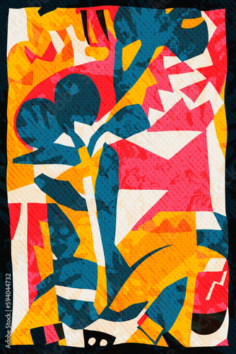 MouseTrap - "Dive into a colorful world with this illustration collection inspired by iconic paper-cutting art, challenging the creative possibilities of paper and scissors."