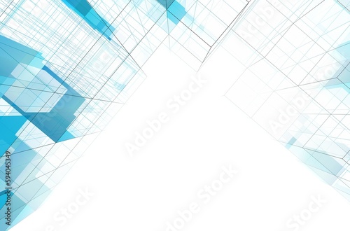 abstract geometric background 3d rendering