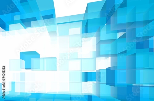 abstract geometric background 3d rendering