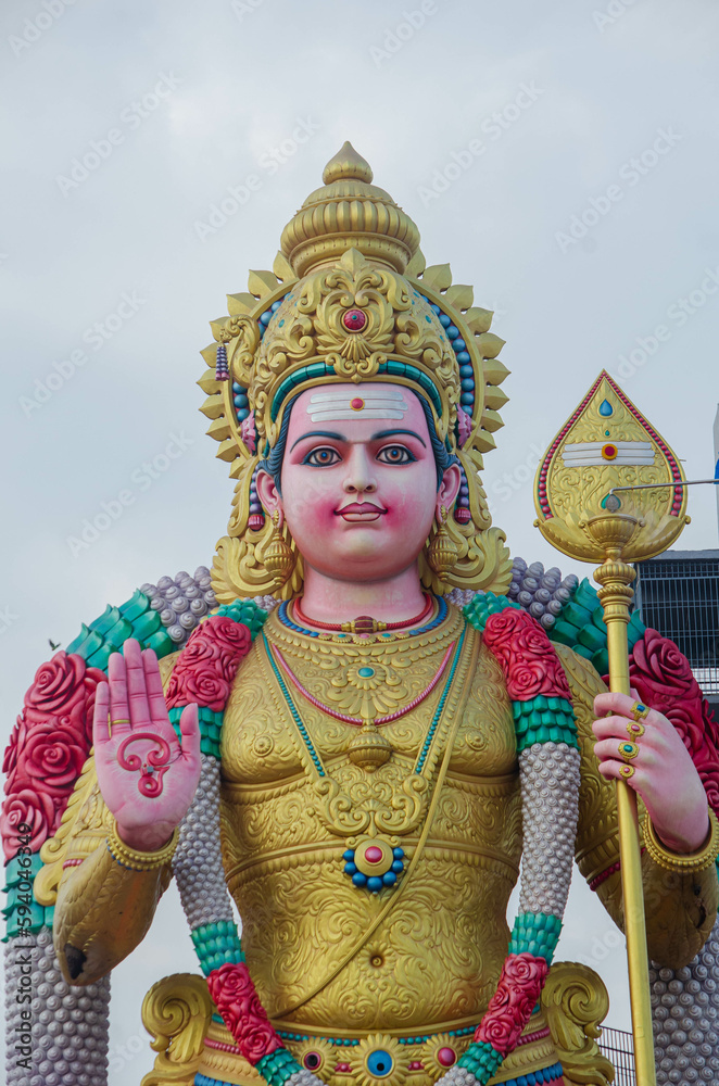 Lord Murugan hindu god statue Stock Photo Adobe Stock