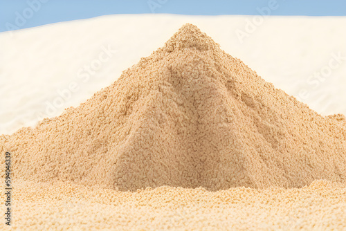Pile of sand, Mountain of sand, Generative AI