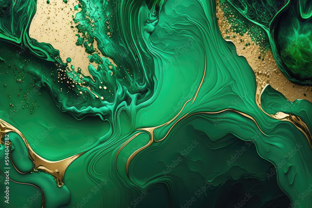 Abstract ocean ART. Natural Luxury. Style incorporates the swirls of