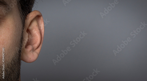 Fotografiet ear close-up