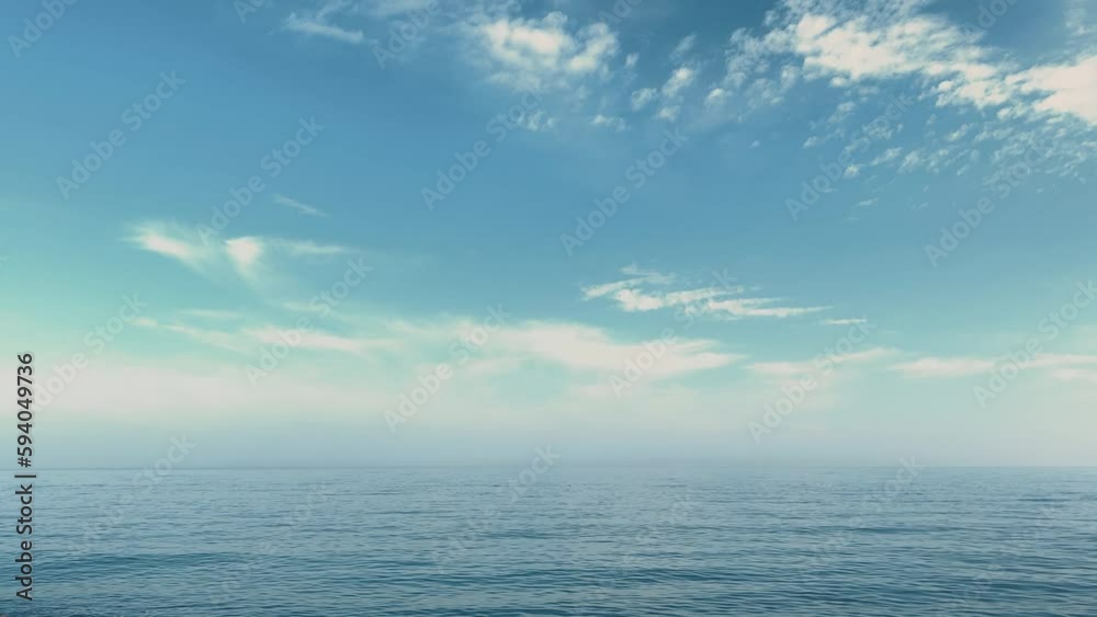 Calm sea in the afternoon. Background