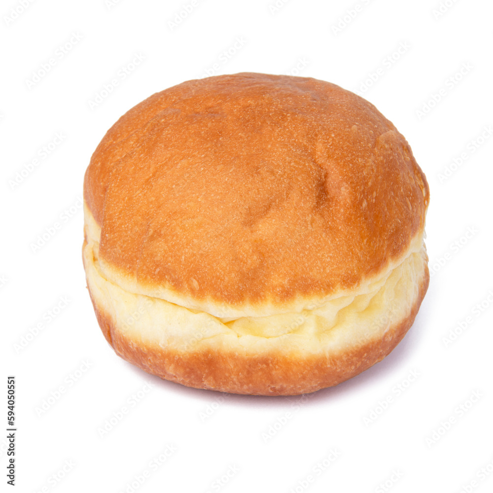 Berliner doughnut isolated on the white background Berliner doughnut isolated on the white background