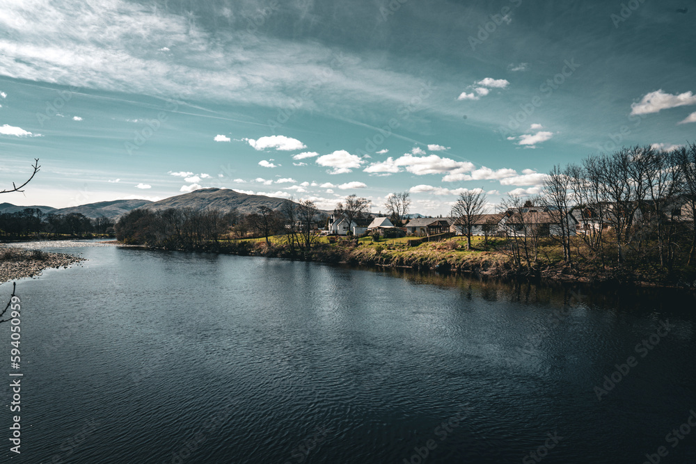 river photo in fort william,scotland