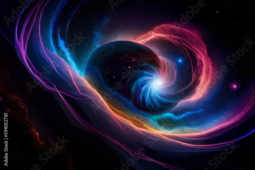 Der Cosmos  das Weltall in seinen kr  ftigen Farben