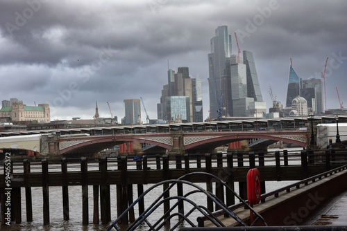 city harbour bridge and London skyline