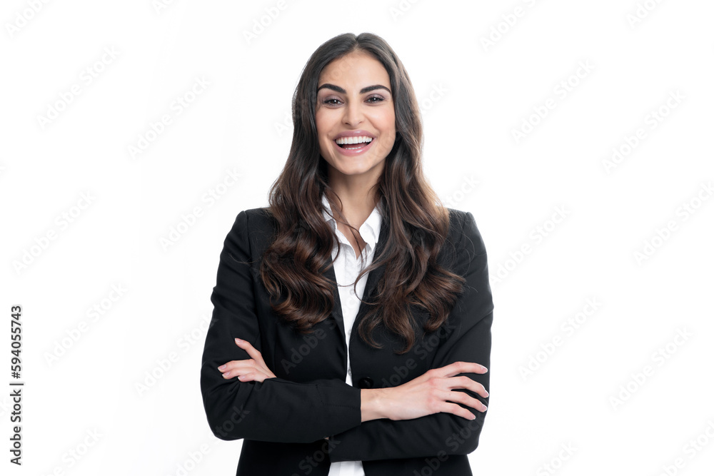 Happy smiling woman portrait. Female office worker, success manager. Attractive young pretty cheerful girl in casual clothing feeling happy and carefree, isolated background. Happy smiling woman portrait. Female office worker, success manager. Attractive young pretty cheerful girl in casual clothing feeling happy and carefree, isolated background.
