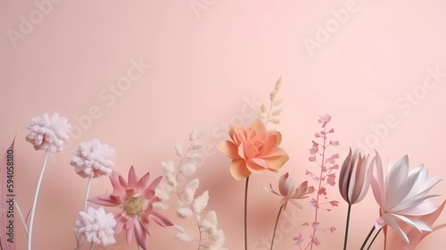 pastel flowers