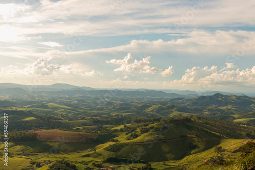 Paisagem do interior de São Paulo, em Socorro, onde há diversas fazendas de café. photo