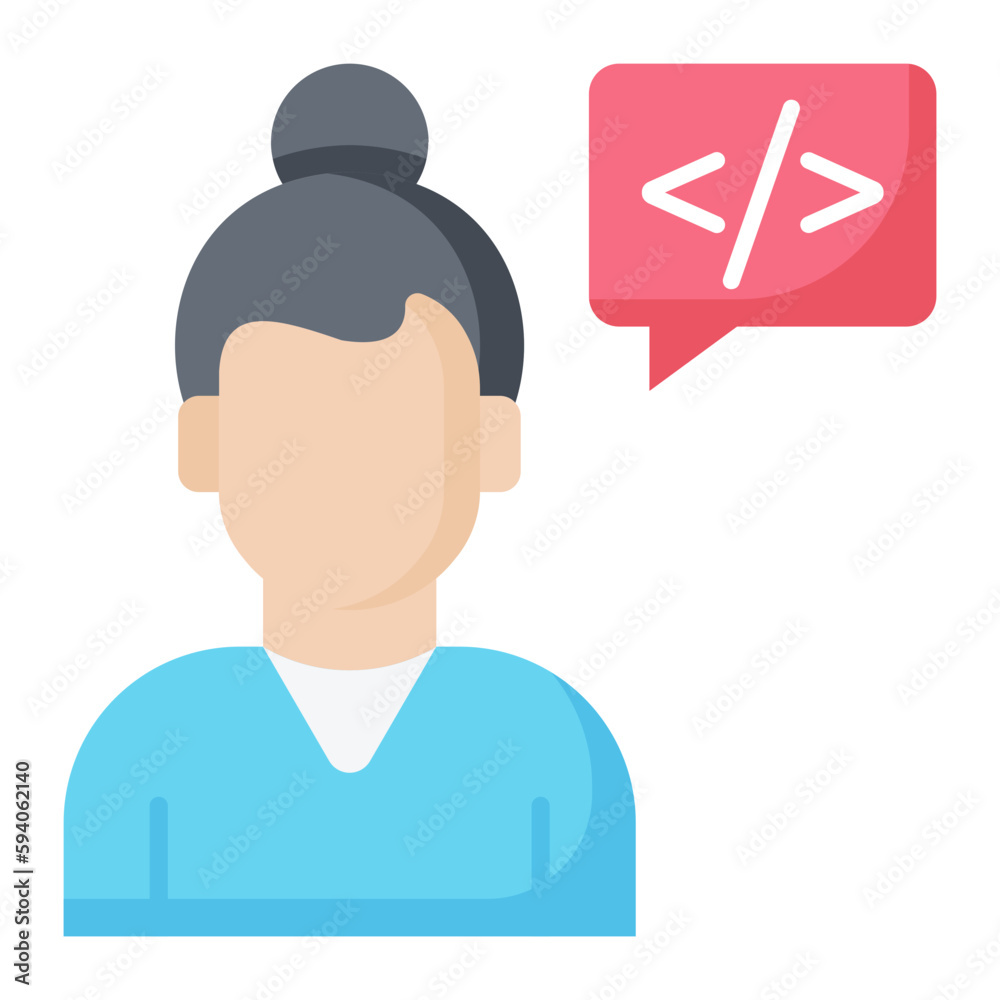 Software Engineer Flat Icon