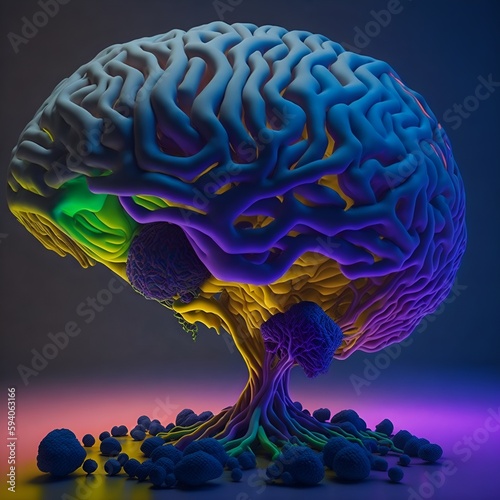 brain abstract art