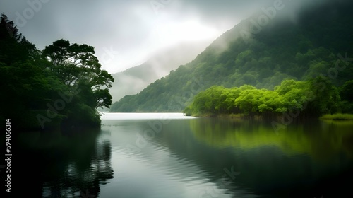 A breathtaking landscape of a serene lake © JLBGames