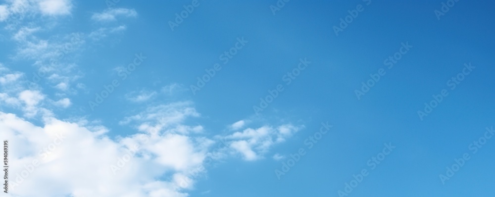 Blue sky with clouds simple background, Generative AI Blue sky with clouds simple background, Generative AI