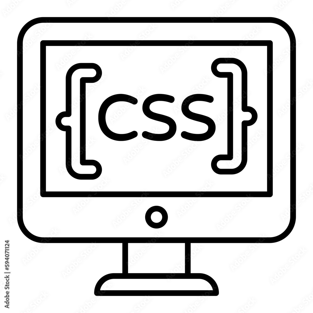 CSS Thin Line Icon CSS Thin Line Icon
