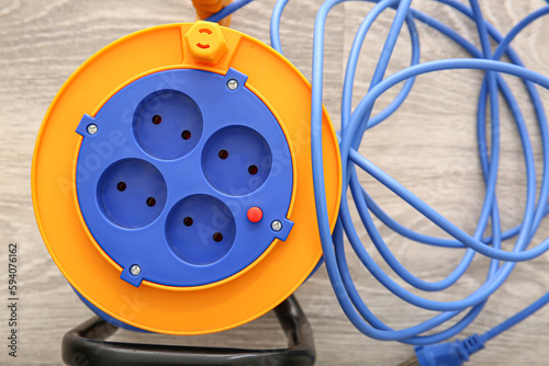 Orange and blue extension c...