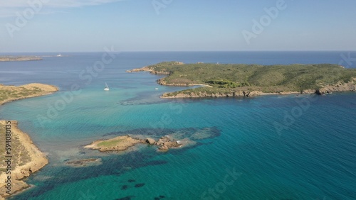 plages turquoises d'Es Grau sur l'île de Minorque, Parc Naturel de s'Albufera © Lotharingia