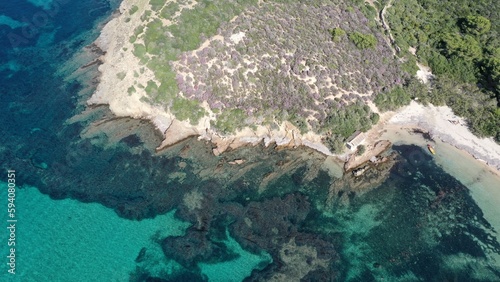 plages turquoises d'Es Grau sur l'île de Minorque, Parc Naturel de s'Albufera