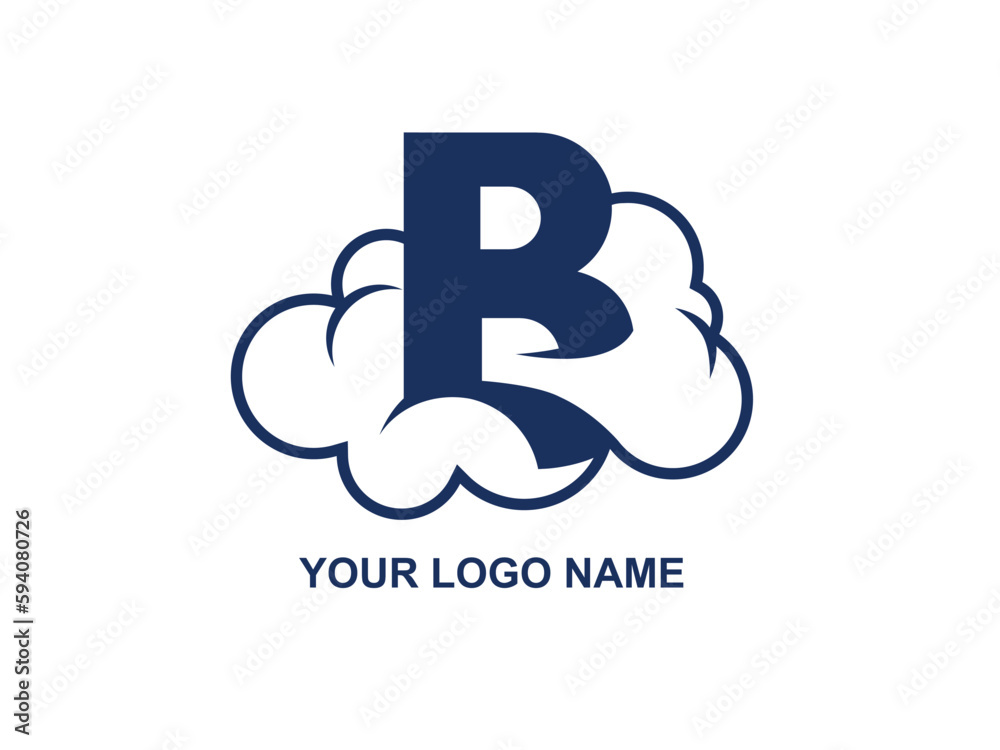 B Vibrant Creative Leter Logo Design with Colorful Smoke Ink Flowing Vector. B Vibrant Creative Leter Logo Design with Colorful Smoke Ink Flowing Vector.