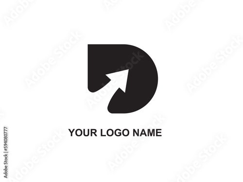 Technology Letter D Logo Template