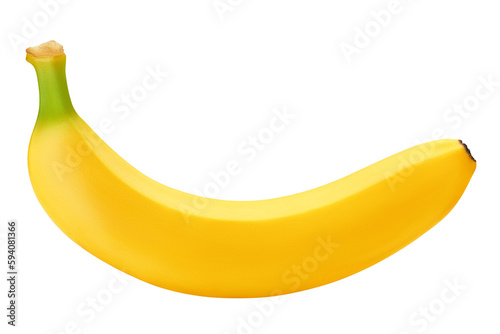 Banana isolated on white background  full depth of field